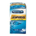 PhysiciansCare® 90014-002 Aspirin Tablet, 100 Count, Box Package, Formula: 325 mg Aspirin