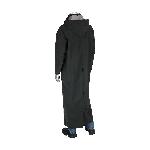 PIP® FALCON™ Base35™ 201-322/XL Premium Duster Rain Coat, Unisex, XL, Black, Corduroy/Polyester/PVC, Resists: Water