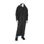 PIP® FALCON™ Base35™ 201-322/XL Premium Duster Rain Coat, Unisex, XL, Black, Corduroy/Polyester/PVC, Resists: Water