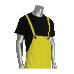 PIP® 201-370X1 3-Piece Premium Rainsuit, XL, Hi-Viz Lime Yellow, Polyester/Corduroy/PVC, 50 in Waist, 31 in L Inseam, Detachable Hood