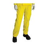PIP® 201-370X1 3-Piece Premium Rainsuit, XL, Hi-Viz Lime Yellow, Polyester/Corduroy/PVC, 50 in Waist, 31 in L Inseam, Detachable Hood