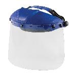 PIP® 251-01-5211 Universal Fit Safety Visor, Clear, PETG, 8 in H x 15-1/2 in W x 0.04 in THK Visor, Specifications Met: ANSI Z87.1+, CSA Z94.3