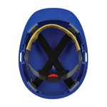 PIP® 280-CW4200-50 Cap Style Hard Hat, 6-5/8 Fits Mini Hat, 8 Fits Max Hat, HDPE/Polyester, 4-Point Suspension, ANSI Electrical Class Rating: Class E, ANSI Impact Rating: ANSI Z89.1, Wheel Ratchet Adjustment