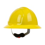PIP® 280-FBW4200-20 Full Brim Non-Vented Hard Hat With HDPE Shell, 6-5/8 Fits Mini Hat, 8 Fits Max Hat, Cotton/HDPE/Polyester, 4-Point Polyester Textile Suspension, ANSI Electrical Class Rating: Class E, ANSI Impact Rating: ANSI/ISEA Z89.1 Type I