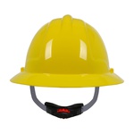 PIP® 280-FBW4200-20 Full Brim Non-Vented Hard Hat With HDPE Shell, 6-5/8 Fits Mini Hat, 8 Fits Max Hat, Cotton/HDPE/Polyester, 4-Point Polyester Textile Suspension, ANSI Electrical Class Rating: Class E, ANSI Impact Rating: ANSI/ISEA Z89.1 Type I