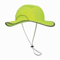 PIP® HARDCAP A1+™ 282-AFB375-LY Adjustable Back Full Brim Ranger Style Bump Cap, OS, Hi-Viz Lime Yellow, HDPE with EVA Foam Padding Liner/Polyester Cap, Adjustable Chinstrap Suspension, Specifications Met: EN812 A1