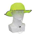 PIP® HARDCAP A1+™ 282-AFB375-LY Adjustable Back Full Brim Ranger Style Bump Cap, OS, Hi-Viz Lime Yellow, HDPE with EVA Foam Padding Liner/Polyester Cap, Adjustable Chinstrap Suspension, Specifications Met: EN812 A1