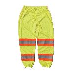 PIP® 319-MTPLY-2X/3X 319-MTP 2-Tone Ripstop Reinforced Traffic Pant, 60 in Waist, Hi-Viz Lime Yellow, Polyester Mesh