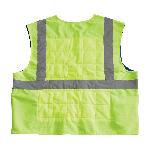 PIP® 390-EZ202 EZ-Cool® 390-EZ202 Evaporative Cooling Vest, Hi-Viz Yellow, Polyester/Nylon, Soak In Cold Water Cooling, Hook and Loop/Zipper Closure