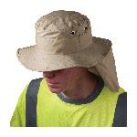 PIP® EZ-Cool® 396-425-KHK/L Large Cooling Ranger Hat, Evaporation Cooling, Hook and Loop Attachment