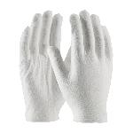 PIP® CleanTeam® 97-520 Medium Weight Inspection Gloves, Universal, Cotton, White, Seamless Style, Paired Hand, 8.7 in L