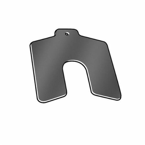 Precision Brand® 42550 Branded® Shim Plain Slotted Shim, 5 in L x 5 in W, 0.05 in THK, 300 Stainless Steel