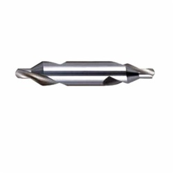Dormer 5969079 A221 Center Drill Double End Combined Drill and Countersink, 5/64 in Drill - Fraction, 0.0781 in Drill - Decimal Inch, 60 deg Included Angle, 118 deg Point Angle, HSS-E, Bright