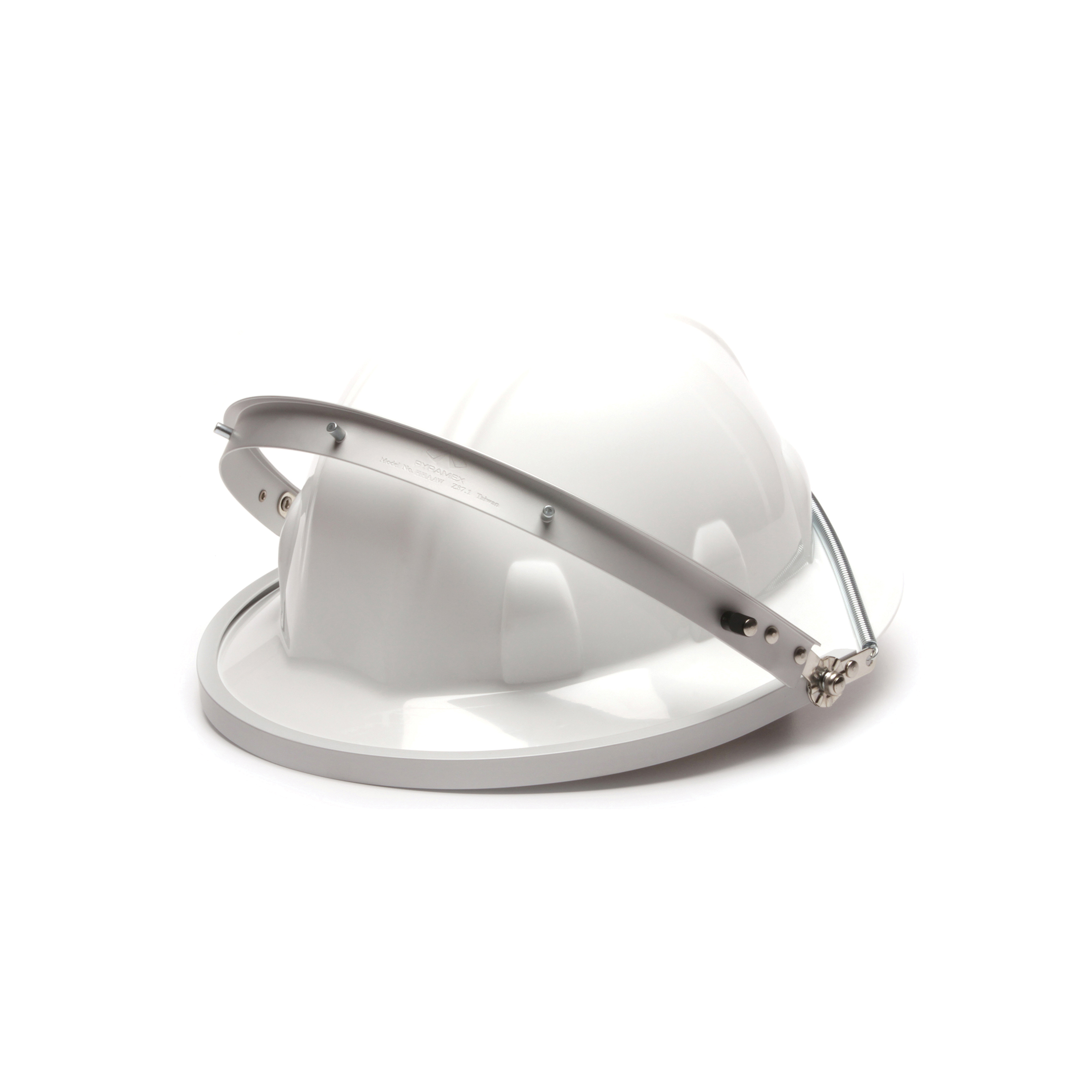 Pyramex® HHAAW Full Brim Hard Hat Adapter, Aluminum, Silver