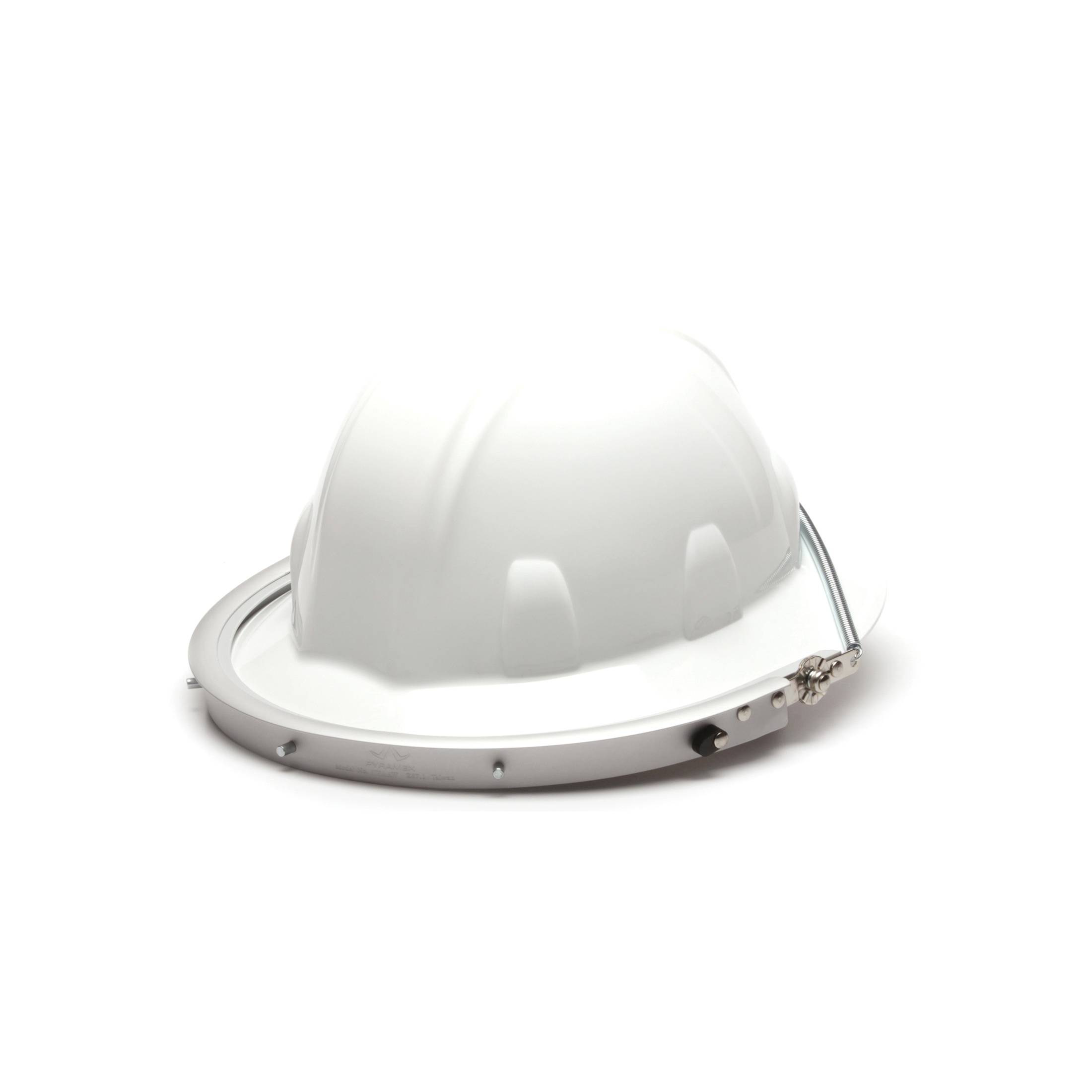 Pyramex® HHAAW Full Brim Hard Hat Adapter, Aluminum, Silver