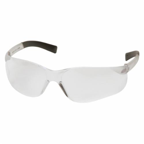 Pyramex® S2510SN Safety Eyewear, Anti-Scratch, Clear Lens, Wrap Around Frame, Polycarbonate Frame, ANSI Z87.1, CAN/CSA Z94.3-15, CE EN166, MIL-PRF 32432