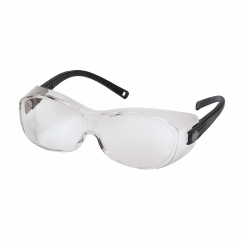 Pyramex® S3510SJ Lightweight Safety Eyewear, Anti-Scratch, Clear Lens, Black, Nylon Frame, Polycarbonate Lens, ANSI Z87.1, AS/NZS 1337, CAN/CSA Z94.3-15, CE EN166, MIL-PRF 32432