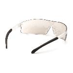 Pyramex® S7280S Lightweight Safety Eyewear, Anti-Scratch, Indoor/Outdoor Mirror Lens, Frameless Frame, Clear, Polycarbonate Frame, ANSI Z87.1, CAN/CSA Z94.3-07
