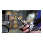Qualtech DWDCO11/16 Economy Heavy Duty Silver and Deming Drill, 11/16 in Drill - Fraction, 0.6875 in Drill - Decimal Inch, 1/2 in Shank, Cobalt