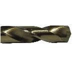 Drill America DWDCO13/64 Economy Heavy Duty Jobber Length Drill Bit, 13/64 in Drill - Fraction, 0.2031 in Drill - Decimal Inch, 135 deg Point, Cobalt, Gold