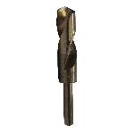 Qualtech DWDCO15/16 Economy Heavy Duty Silver and Deming Drill, 15/16 in Drill - Fraction, 0.9375 in Drill - Decimal Inch, 1/2 in Shank, Cobalt