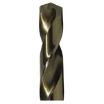 Drill America DWDCO7/64 Economy Heavy Duty Jobber Length Drill Bit, 7/64 in Drill - Fraction, 0.1094 in Drill - Decimal Inch, 135 deg Point, Cobalt, Gold