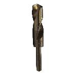 Qualtech DWDCO7/8 Economy Heavy Duty Silver and Deming Drill, 7/8 in Drill - Fraction, 0.875 in Drill - Decimal Inch, 1/2 in Shank, Cobalt