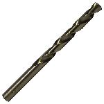 Drill America DWDCO9/32 Economy Heavy Duty Jobber Length Drill Bit, 9/32 in Drill - Fraction, 0.2812 in Drill - Decimal Inch, 135 deg Point, Cobalt, Gold