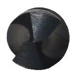 Qualtech DWDLH1/2 Jobber Length Drill Bit, 1/2 in Drill - Fraction, 0.5 in Drill - Decimal Inch, 118 deg Point, HSS, Black Oxide