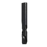 Qualtech DWDLH1/2 Jobber Length Drill Bit, 1/2 in Drill - Fraction, 0.5 in Drill - Decimal Inch, 118 deg Point, HSS, Black Oxide