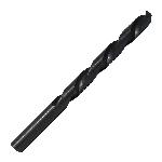 Qualtech DWDLH1/2 Jobber Length Drill Bit, 1/2 in Drill - Fraction, 0.5 in Drill - Decimal Inch, 118 deg Point, HSS, Black Oxide
