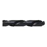 Qualtech DWDLH3/8 Jobber Length Drill Bit, 3/8 in Drill - Fraction, 0.375 in Drill - Decimal Inch, 118 deg Point, HSS, Black Oxide