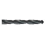 Qualtech DWDN13/32 Economy Jobber Length Drill Bit, 13/32 in Drill - Fraction, 0.4062 in Drill - Decimal Inch, 118 deg Point, HSS, Black Oxide