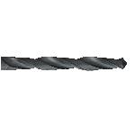 Qualtech DWDN15/32 Economy Jobber Length Drill Bit, 15/32 in Drill - Fraction, 0.4688 in Drill - Decimal Inch, 118 deg Point, HSS, Black Oxide