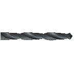 Qualtech DWDN15/64 Economy Jobber Length Drill Bit, 15/64 in Drill - Fraction, 0.2344 in Drill - Decimal Inch, 118 deg Point, HSS, Black Oxide