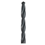 Qualtech DWDN17/64 Economy Jobber Length Drill Bit, 17/64 in Drill - Fraction, 0.2656 in Drill - Decimal Inch, 118 deg Point, HSS, Black Oxide