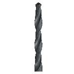 Qualtech DWDN1/4 Economy Jobber Length Drill Bit, 1/4 in Drill - Fraction, 0.25 in Drill - Decimal Inch, 118 deg Point, HSS, Black Oxide