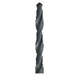 Qualtech DWDN25/64 Economy Jobber Length Drill Bit, 25/64 in Drill - Fraction, 0.3906 in Drill - Decimal Inch, 118 deg Point, HSS, Black Oxide