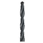 Qualtech DWDN29/64 Economy Jobber Length Drill Bit, 29/64 in Drill - Fraction, 0.4531 in Drill - Decimal Inch, 118 deg Point, HSS, Black Oxide