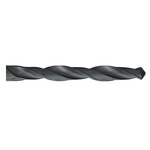 Qualtech DWDN31/64 Economy Jobber Length Drill Bit, 31/64 in Drill - Fraction, 0.4844 in Drill - Decimal Inch, 118 deg Point, HSS, Black Oxide