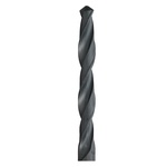 Qualtech DWDN7 Economy Jobber Length Drill Bit, #7 Drill - Wire, 0.201 in Drill - Decimal Inch, 118 deg Point, HSS, Black Oxide