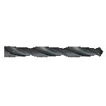 Qualtech DWDN9/32 Economy Jobber Length Drill Bit, 9/32 in Drill - Fraction, 0.2812 in Drill - Decimal Inch, 118 deg Point, HSS, Black Oxide