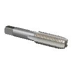 Qualtech DWT54653 Machine Hand Tap, Right Hand Cutting, 7/16-14 Thread, H3 Thread Limit, Plug Chamfer, 4 Flutes, Bright, HSS