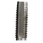 Qualtech DWT54994 Straight Flute Hand Tap, Right Hand Cutting, 1-1/4-7 Thread, H4 Thread Limit, Taper Chamfer, 4 Flutes, Bright, HSS