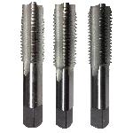 Qualtech DWTS1/4-20 Hand Tap Set, Right Hand Cutting, Bottoming/Plug/Taper Chamfer