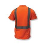 RADWEAR™ ST12-2POS-L Short Sleeve Safety Polo Shirt, L, Hi-Viz Orange, Wicking Polyester Mesh