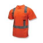 RADWEAR™ ST12-2POS-L Short Sleeve Safety Polo Shirt, L, Hi-Viz Orange, Wicking Polyester Mesh