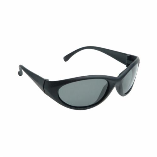 Radians® CB01P0ID Cobalt™ Safety Eyewear, Hard Coated, Smoke Lens, Wrap Around Frame, Gray/Smoke, Plastic Frame, ANSI Z87.1+