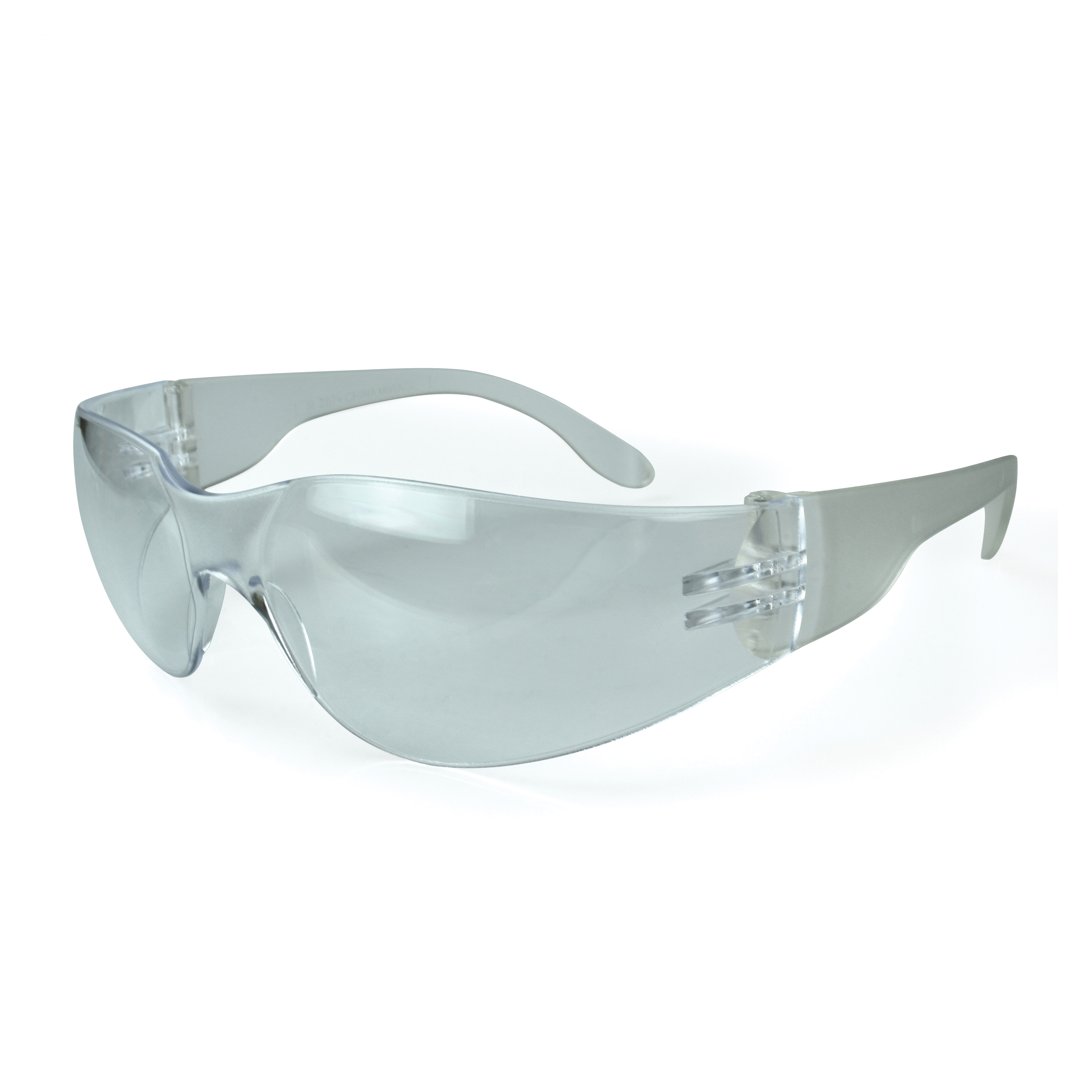 Radians® MR0110ID Mirage™ Lightweight Safety Eyewear, Hard Coat/Impact-Resistant, Clear Lens, Frameless Frame, Polycarbonate/Foam Lined Frame, ANSI Z87.1+
