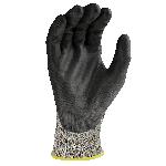 Radians® RWG555L AXIS™ Cut Resistant Gloves, L, Foam Nitrile Coating, HPPE, Slip-On Cuff, Resists: Abrasion, Cut, Puncture and Tear, ANSI Cut-Resistance Level: A4